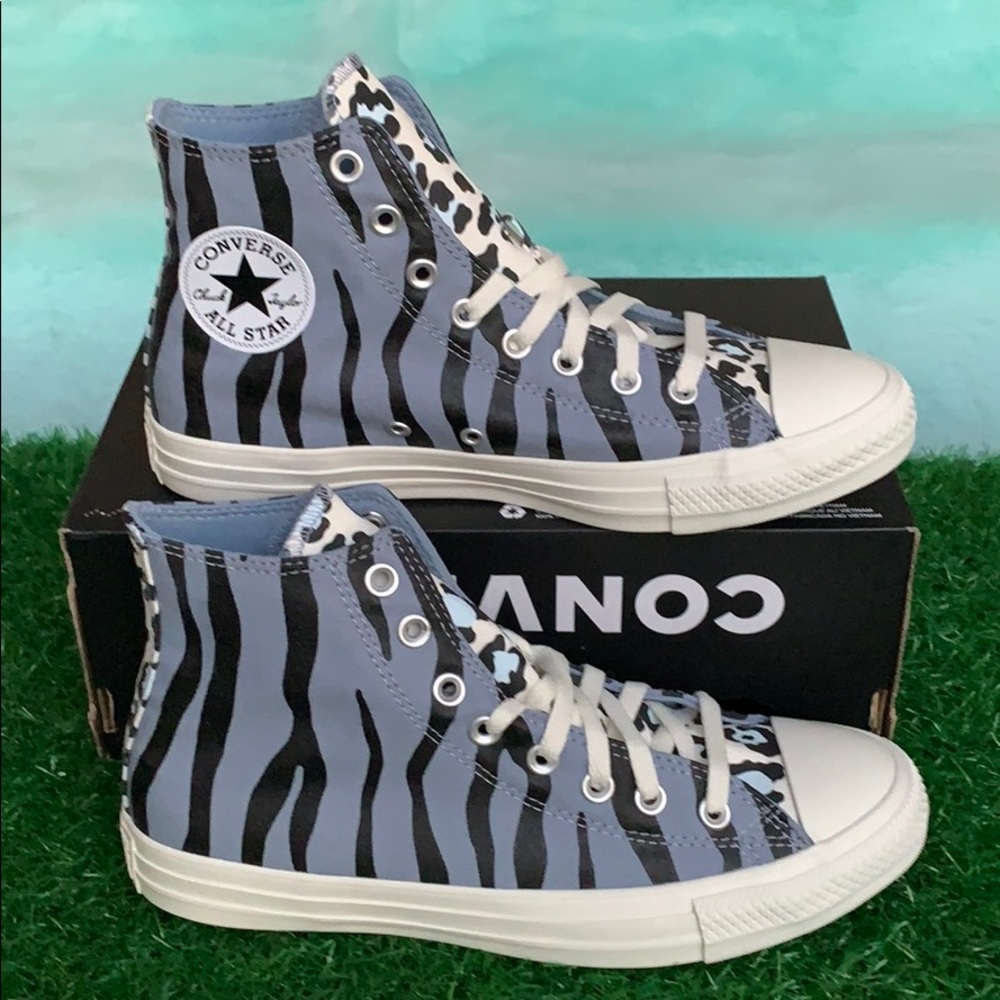 Converse CTAS HI blue slate/black/egret Men’s - Picture 4 of 16